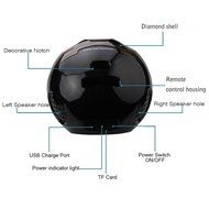 OWIKAR Bluetooth Speakers, Portable LED Color Lights Changing Magic Crystal Ball Wireless Speaker FM Radio TF... N6