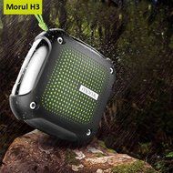 Morul H3 Dustproof Outdoor Wireless Bluetooth Speaker Portable Audio Player Sound Box Bluetooth V4.1 IPX6 Waterproof... N3