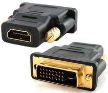 Importer520 New Gold Plated Hdmi Female to Dvi-d Male Video Adaptor