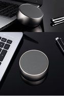 Aukoo Portable Bluetooth Speaker, Hi-Fi Portable Mini Round Metal Wireless Stereo Speaker, Works for Iphone, Ipad... N7