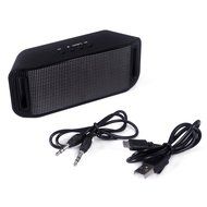 HDE Bluetooth Speaker Wireless LED Light Up Mini Portable Music Player for Smart Phone Tablet PC (Black) N2