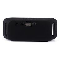 HDE Bluetooth Speaker Wireless LED Light Up Mini Portable Music Player for Smart Phone Tablet PC (Black) N3