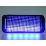 HDE Bluetooth Speaker Wireless LED Light Up Mini Portable Music Player for Smart Phone Tablet PC (Black) N5