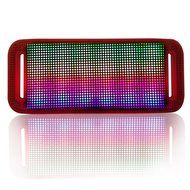 HDE Bluetooth Speaker Wireless LED Light Up Mini Portable Music Player for Smart Phone Tablet PC (Black) N9