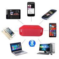 HDE Bluetooth Speaker Wireless LED Light Up Mini Portable Music Player for Smart Phone Tablet PC (Black) N14