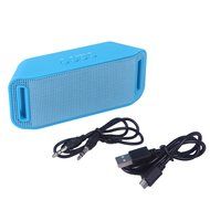 HDE Bluetooth Speaker Wireless LED Light Up Mini Portable Music Player for Smart Phone Tablet PC (Black) N18