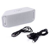 HDE Bluetooth Speaker Wireless LED Light Up Mini Portable Music Player for Smart Phone Tablet PC (Black) N26