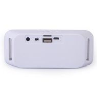 HDE Bluetooth Speaker Wireless LED Light Up Mini Portable Music Player for Smart Phone Tablet PC (Black) N27