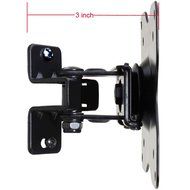 VideoSecu ML411B Adjustable Tilt Swivel Rotation TV Wall Mount Bracket for LCD LED TV and Monitor (Max 44 lbs,... N3