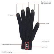 Smart Bluetooth Glove Wireless Touch Screen Talking Magic Gloves Bluetooth Headphone With Mic For iphone/ samsung... N5