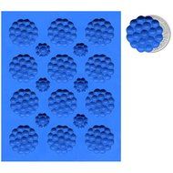 Silicone Mold, Raspberry Caps, 12/sheet (plus 6 bonus)