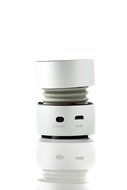 Bluetooth Speaker - BassBoomz Silver High Performance Portable Speaker - works with ANY Bluetooth device! N2