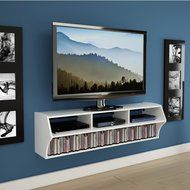 Black Altus Plus 58&quot; Floating TV Stand N9