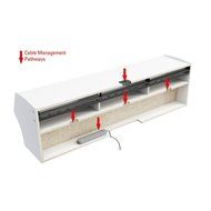 Black Altus Plus 58&quot; Floating TV Stand N11