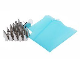 Acekit 26 Pack of Icing Piping Nozzles Cake Decoration Tips Set Home Baking DIY Tool With Two Pastry Bag Coupler...