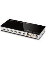 4 x 2 HDMI Matrix Switch [Ultra HD 4K x 2K], FosPower 4 In 2 Out Switcher / Splitter with Optical &amp; L/R Audio... N3