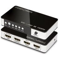 4 x 2 HDMI Matrix Switch [Ultra HD 4K x 2K], FosPower 4 In 2 Out Switcher / Splitter with Optical &amp; L/R Audio... N17