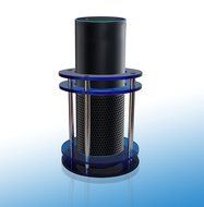 Acrylic Speaker Guard For Amazon Echo UE Boom speaker (Clear Blue) N2