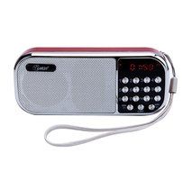 Cakin TM Portable Speaker FM Pocket Radio with input USB Micro SD Card/TF Card/MP3 Player (Q22 Red)