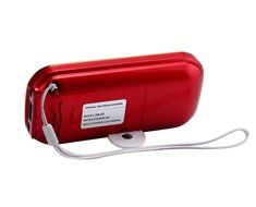 Cakin TM Portable Speaker FM Pocket Radio with input USB Micro SD Card/TF Card/MP3 Player (Q22 Red) N7
