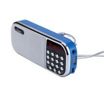 Cakin TM Portable Speaker FM Pocket Radio with input USB Micro SD Card/TF Card/MP3 Player (Q22 Red) N9
