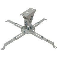 VideoSecu LCD/DLP Projector Ceiling Mount Bracket White Fits both flat or Vaulted ceiling PJ2W 1CA N10