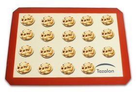 Tazalon Silicone Non-Stick Baking Mat Set of 2 Eco-Friendly 16.5&rdquo;x11.75&rdquo; Reusable Baking Sheet Liners Anti-Slip... N5