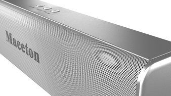 Maceton Portable Bluetooth 4.0 Speaker, Silver N2