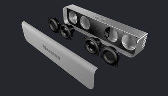 Maceton Portable Bluetooth 4.0 Speaker, Silver N5