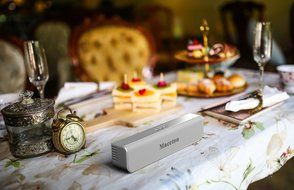 Maceton Portable Bluetooth 4.0 Speaker, Silver N6
