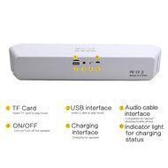 WESDAR Portable Wireless Stereo Bluetooth Speaker with LED Lights, Compatible with all Bluetooth Devices W-047 N7