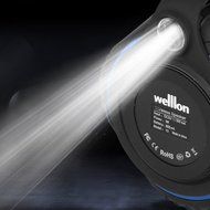 Welllon Portable Wireless Bluetooth Speaker Waterproof Shockproof Dustproof and Built-in MIC/LED Lighting/Temperature... N4