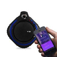 Welllon Portable Wireless Bluetooth Speaker Waterproof Shockproof Dustproof and Built-in MIC/LED Lighting/Temperature... N6