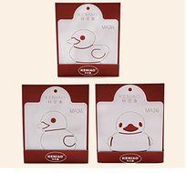 Astra shop 3-Piece Stainless Steel Rubber Duck Cookie Stencils Set