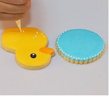 Astra shop 3-Piece Stainless Steel Rubber Duck Cookie Stencils Set N5