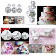 54pcs DIY Cake Decoration Mold Fondant Mould Tool Set Marzipan Icing Flower Modelling Tool Kit Baking Cutter Sugarcraft...