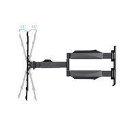 Suptek Articulating Full Motion Tv Wall Mount Bracket Ultra Slim Design Tilt Swivel &amp; Rotation Feature For Most... N7
