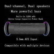 HoozGee Indoor/Outdoor Bluetooth Speakers Portable Wireless Speaker with Dual 5W Drivers and More Bass, TF Solt... N6