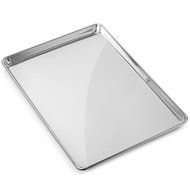 Gridmann 18 x 26 Commercial Grade Aluminium Cookie Sheet Baking Tray Pan Full Sheet - 12 Pans N2