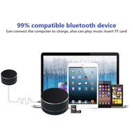 Bluetooth Speaker, GreenElec Mini Metal Enhanced Bass Wireless Portable Speaker With Built in Mic, USB and TF... N4