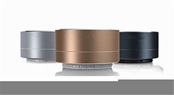 Bluetooth Speaker, GreenElec Mini Metal Enhanced Bass Wireless Portable Speaker With Built in Mic, USB and TF... N8