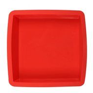 TFDSY Square Premium Silicone Non Stick Cake Mold Pan Bakeware, 9 by 9-Inch