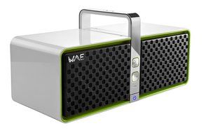 Hercules Wireless Bluetooth Speaker (White/Green)