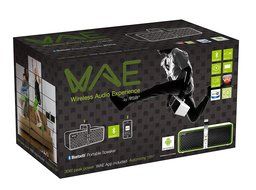 Hercules Wireless Bluetooth Speaker (White/Green) N7