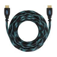 Twisted Veins 50&rsquo; High Speed HDMI Cable Truly 4K Capable + Right Angle Adapter and Three Micro Velcro Cable Ties... N3