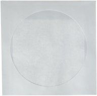 CD DVD White Paper Sleeves with Clear Window 1000 Pack