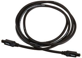 AmazonBasics Digital Optical Audio Toslink Cable - 6 Feet (1.8 Meters) N5