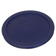 Pyrex Blue 3 Cup Round Storage Cover #7401-PC for Glass Bowls 4-Pack N4