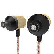 KZ ED7 Bamboo Earphones With Microphone 3.5mm HD HiFi In Ear Monitor Bass Stereo Earbuds For Sumang HUAWEI Size M N2