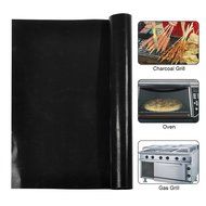 niceEshop(TM) Set of 3 Non-Stick BBQ Grill Mat Heat Resistant Barbecue Sheets For Grilling Meat, Veggies, Seafoodd N12